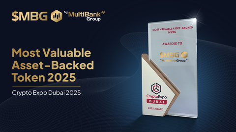 original MultiBank Group, the world’s largest financial derivatives institution headquartered in Dubai, has been recognized as the issuer of the ‘Most Valuable Asset-Backed Token’ at Crypto Expo Dubai 2025, held from May 21–22 at the Dubai World Trade Centre.